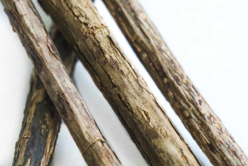 A close up of matatabi chew sticks