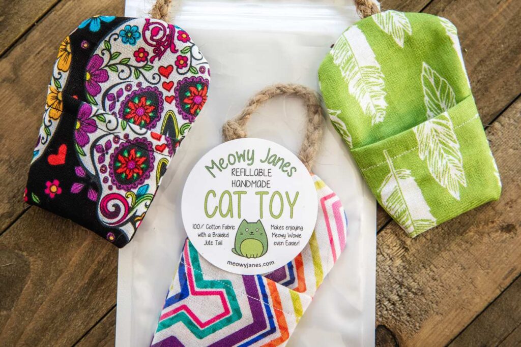 Refillable Mouse Toy Pack Catnip Meowy Janes