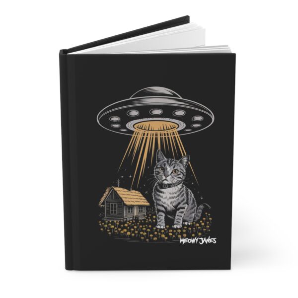 Galactic Paws and Alien Claws | Meowy Janes | Hardcover Journal - Image 3