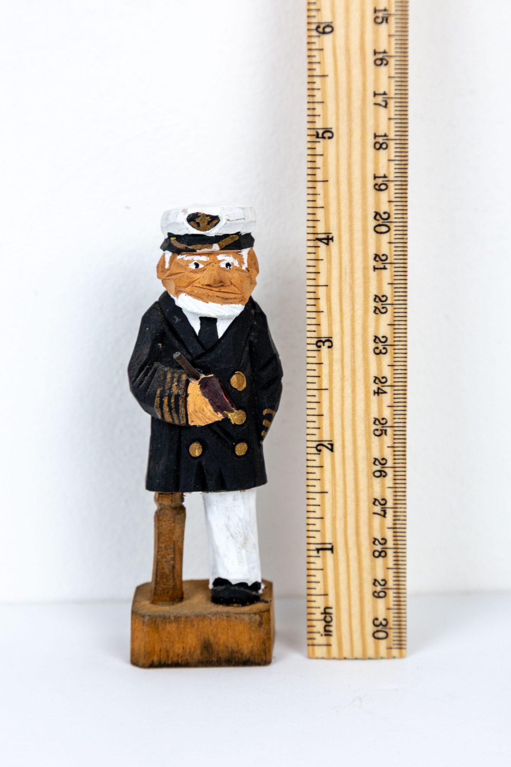 Peg-Leg Sea Captain in Black – Meowy's Garage